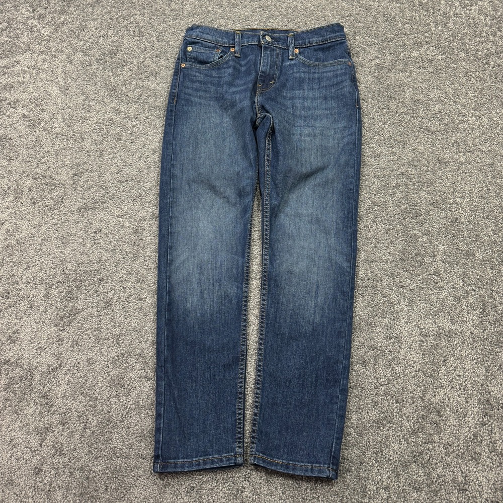 Levis Jeans Mens 29x30 Blue 512 Slim Taper Stretch Medium Wash Denim Preppy City